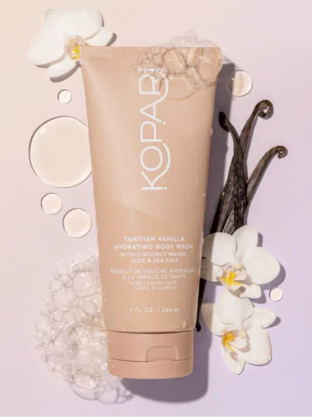 Kopari Tahitian vanilla hydrating body wash- large size